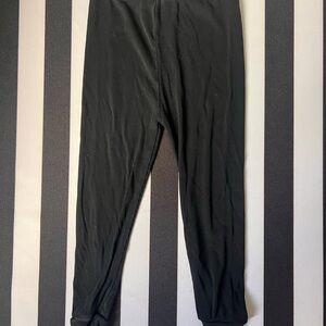 Little Bipsy Ribbed Black Pants